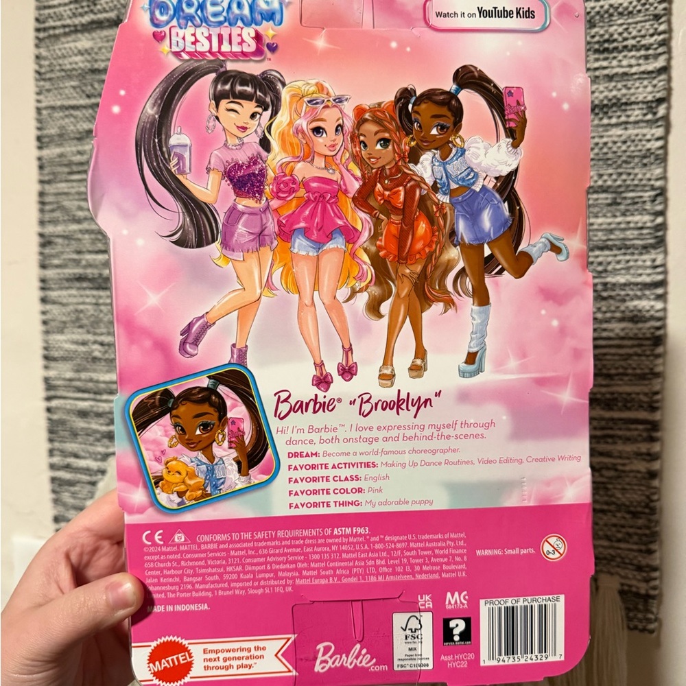 “Brooklyn” Barbie Dream Besties Doll - Picture 2 of 2
